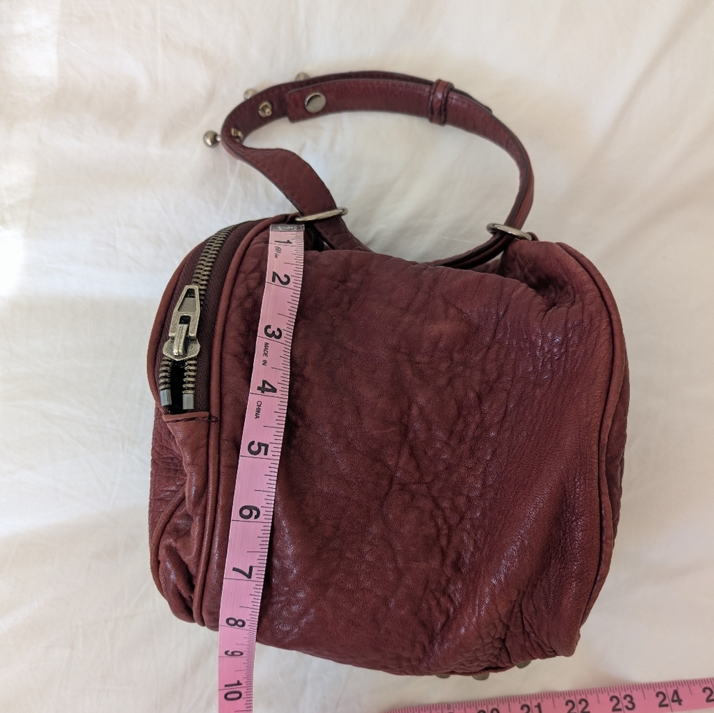 Alexander Wang Angela Pochette Burgundy - Picture 9 of 11